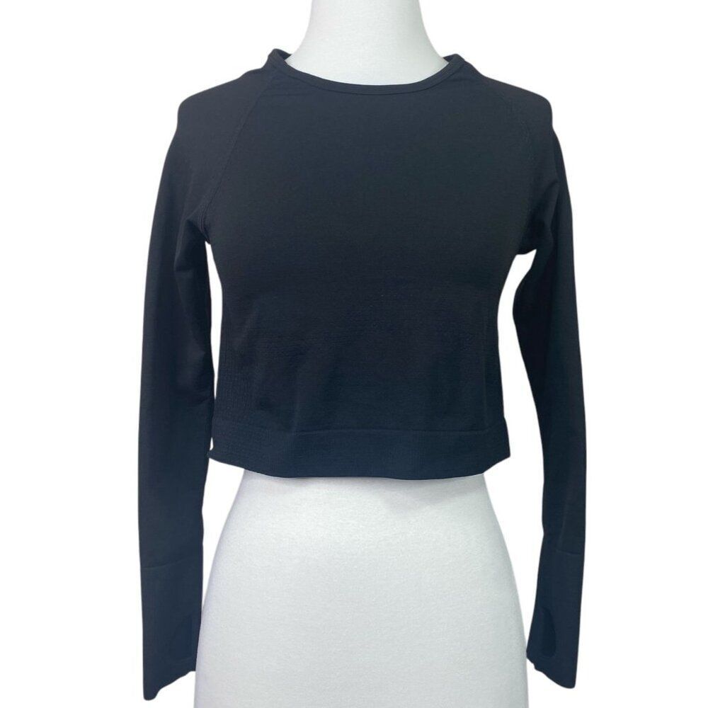 PINK Victoria's Secret Long Sleeve Cropped Top Size Large
